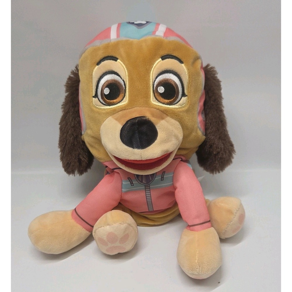 Paw Patrol Liberty Talking Plush Puppet 9" Stuffed Animal Tested And Works